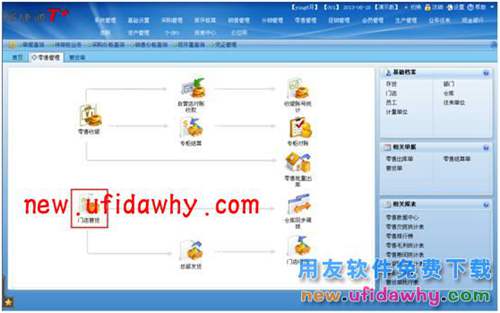 用友畅捷通T+软件中分销业务模式（总部+总部自己的自营店和专柜）的图文教程 T+产品 第23张