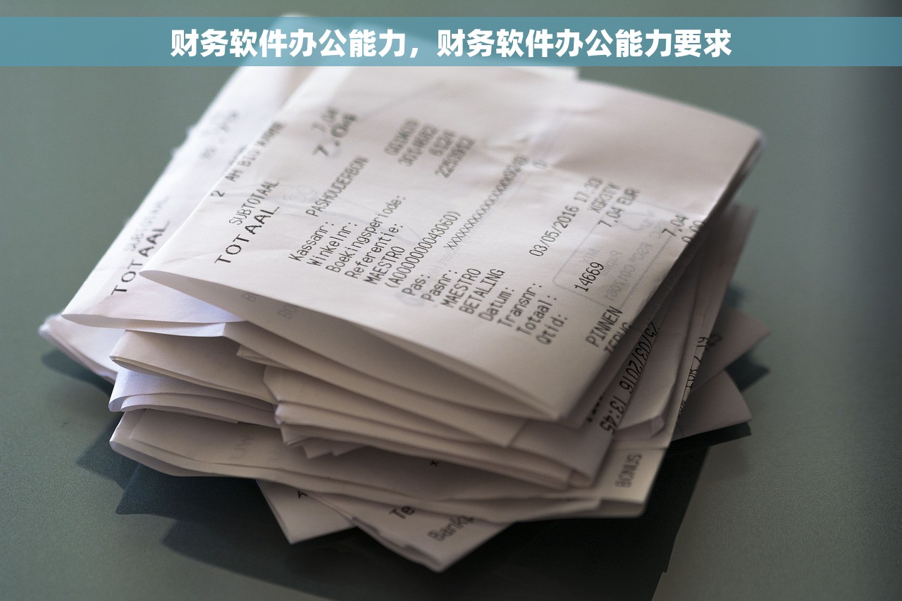财务软件办公能力，财务软件办公能力要求