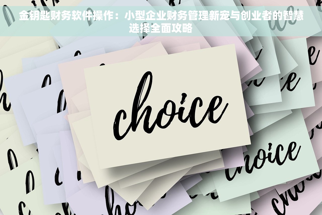 金钥匙财务软件操作：小型企业财务管理新宠与创业者的智慧选择全面攻略