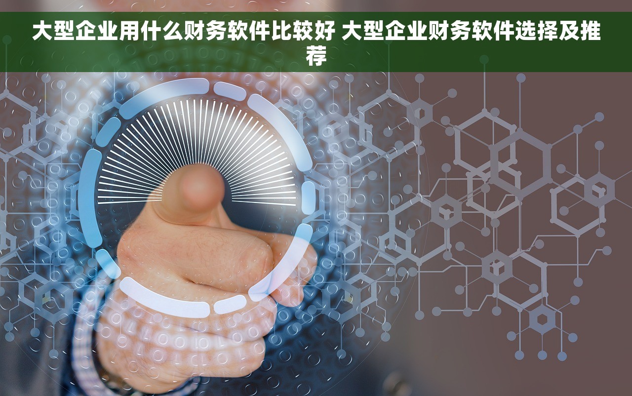 大型企业用什么财务软件比较好 大型企业财务软件选择及推荐