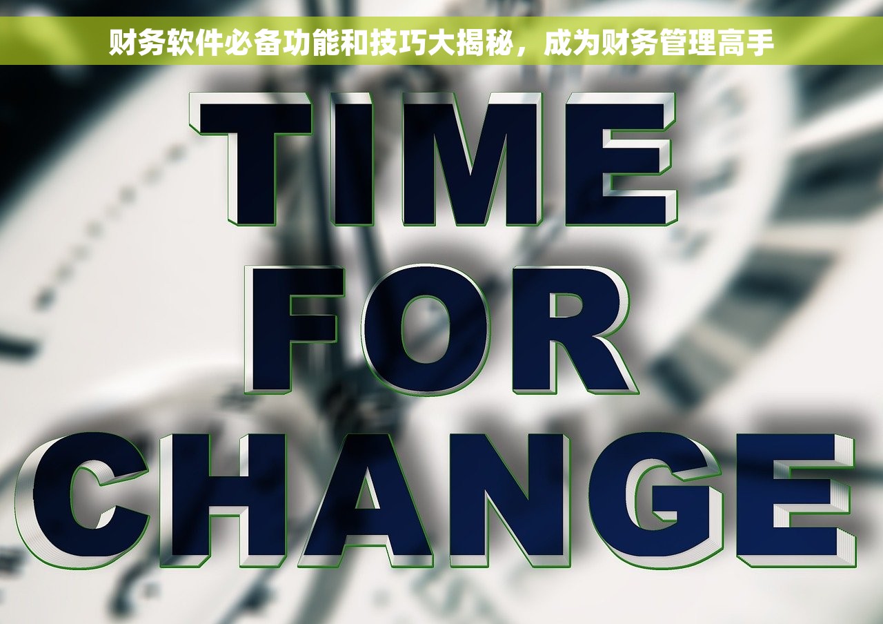 财务软件必备功能和技巧大揭秘，成为财务管理高手
