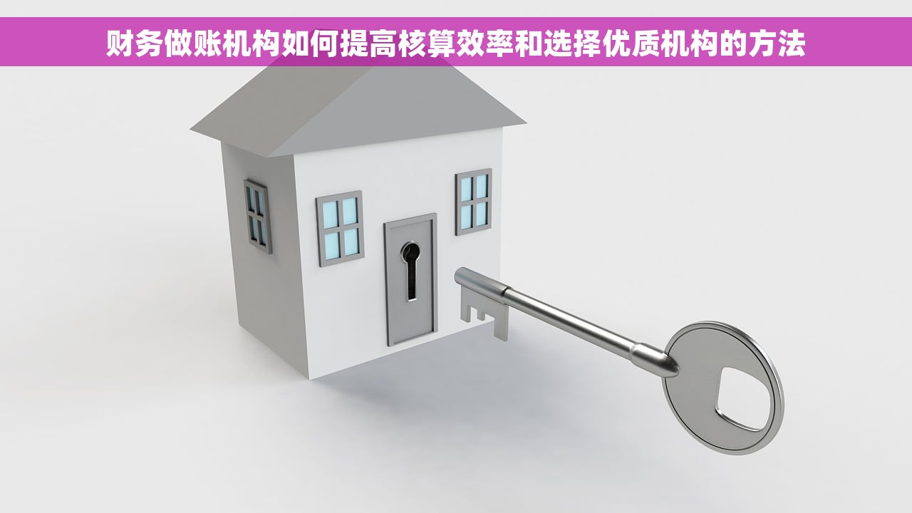 财务做账机构如何提高核算效率和选择优质机构的方法