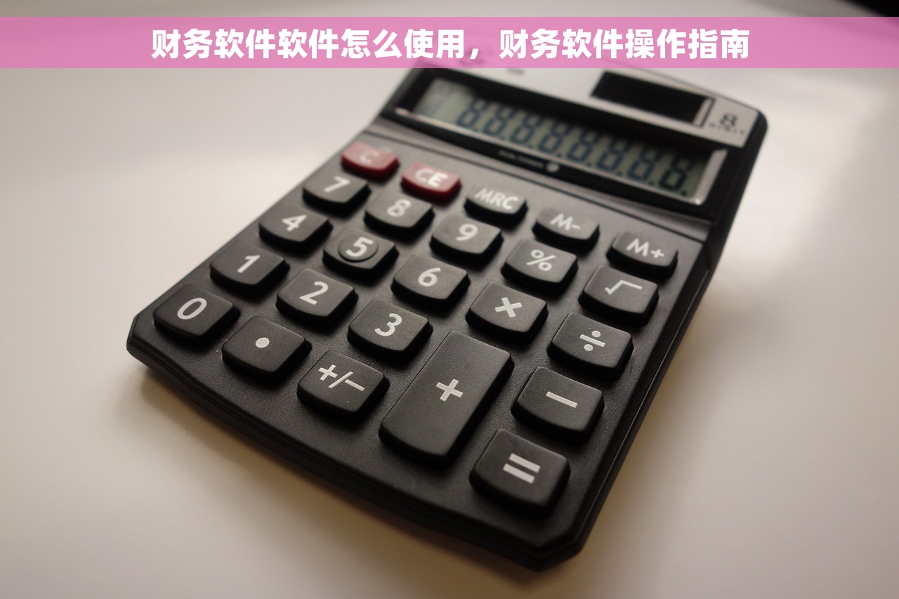 财务软件软件怎么使用，财务软件操作指南