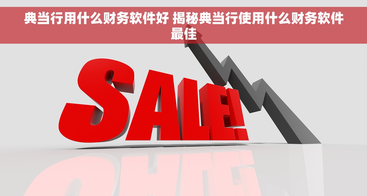 典当行用什么财务软件好 揭秘典当行使用什么财务软件最佳