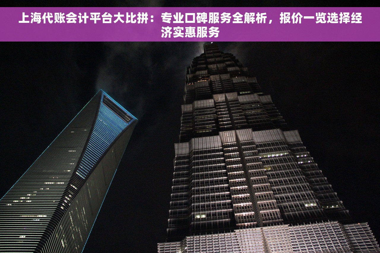 上海代账会计平台大比拼：专业口碑服务全解析，报价一览选择经济实惠服务