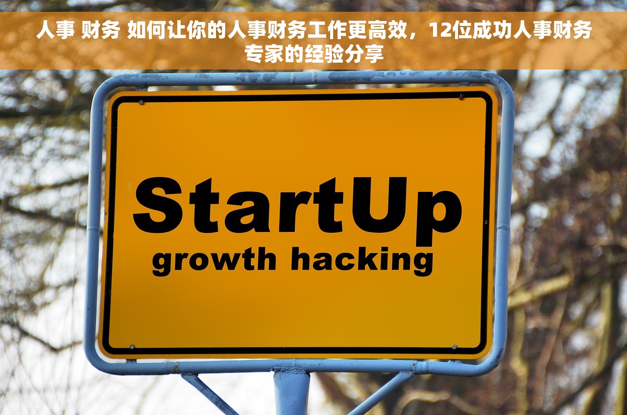 人事 财务 如何让你的人事财务工作更高效，12位成功人事财务专家的经验分享