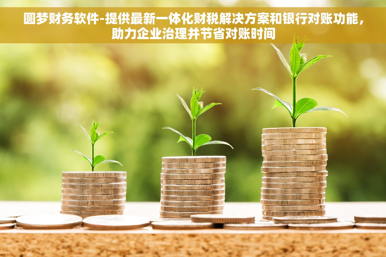 圆梦财务软件-提供最新一体化财税解决方案和银行对账功能，助力企业治理并节省对账时间