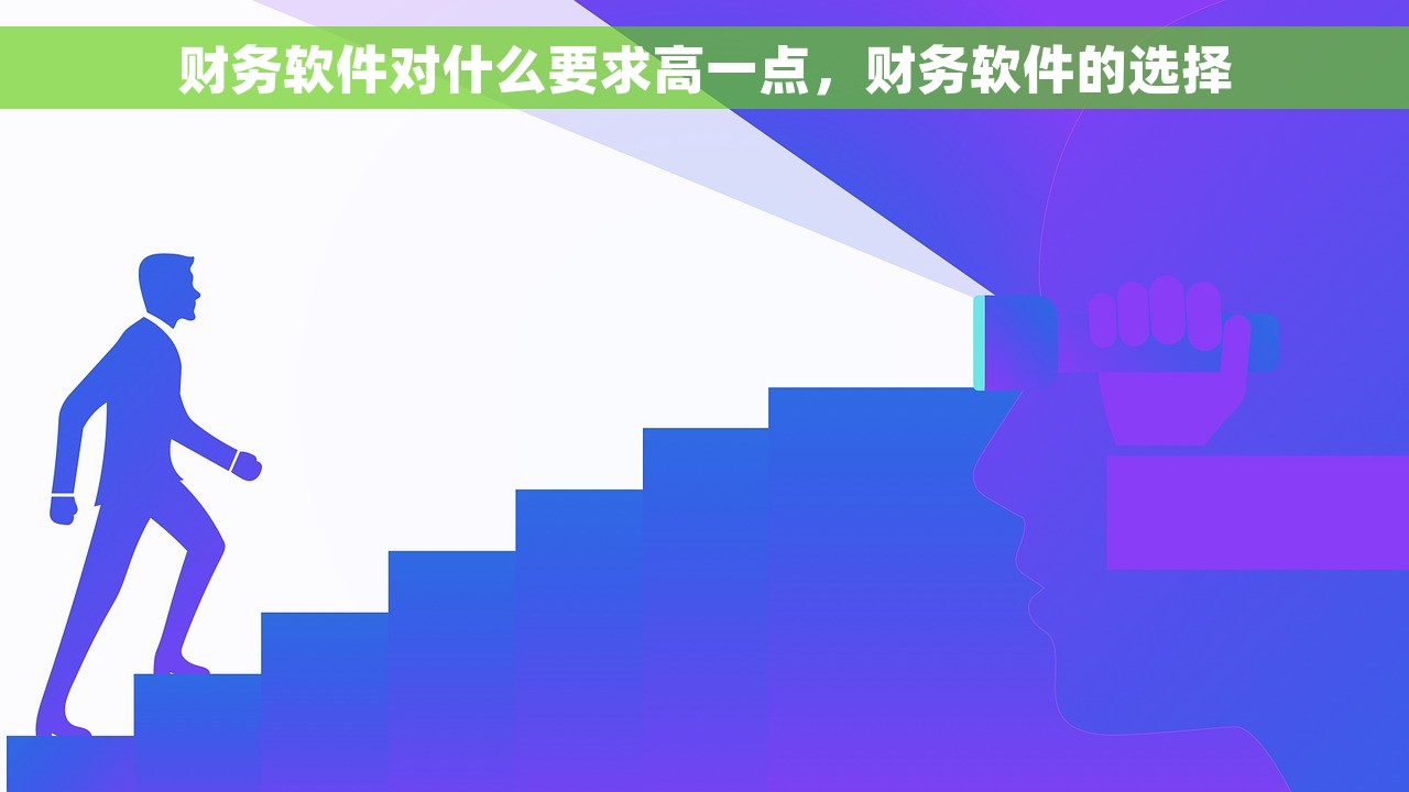 财务软件对什么要求高一点，财务软件的选择