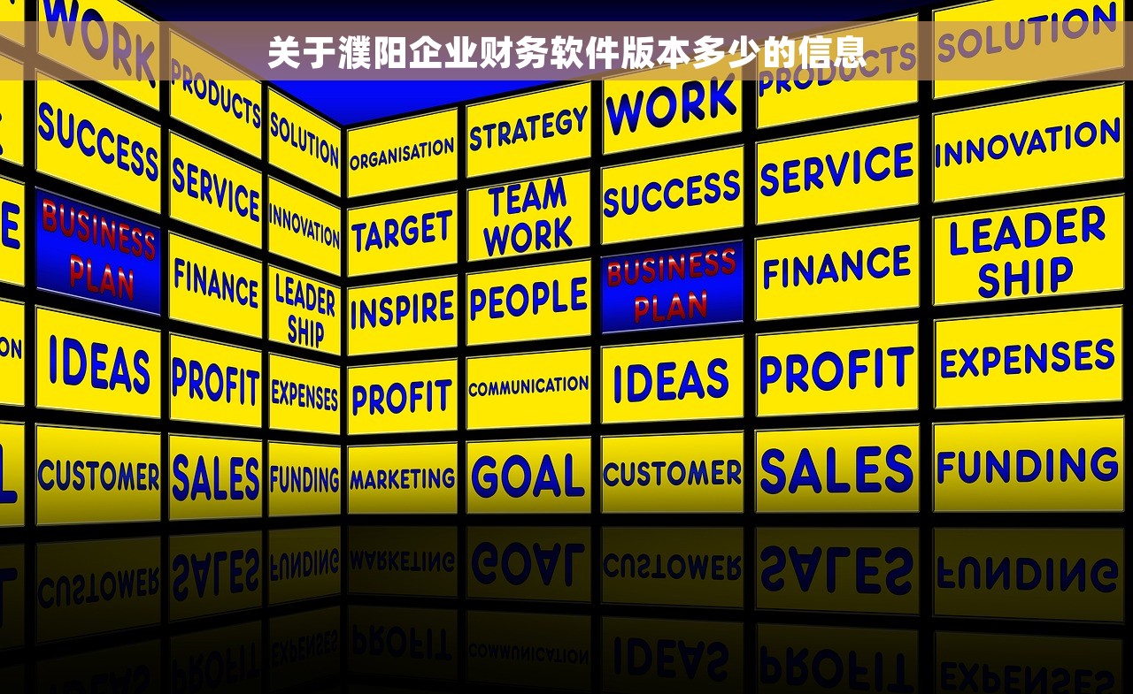 关于濮阳企业财务软件版本多少的信息