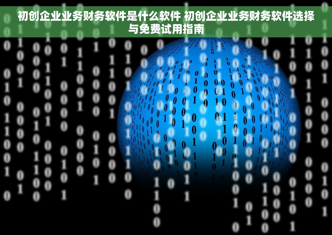 初创企业业务财务软件是什么软件 初创企业业务财务软件选择与免费试用指南
