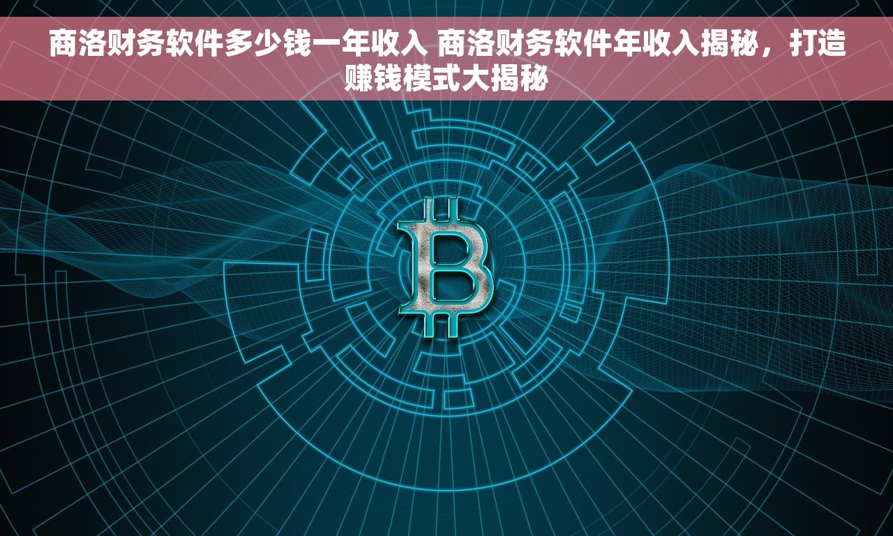 商洛财务软件多少钱一年收入 商洛财务软件年收入揭秘，打造赚钱模式大揭秘