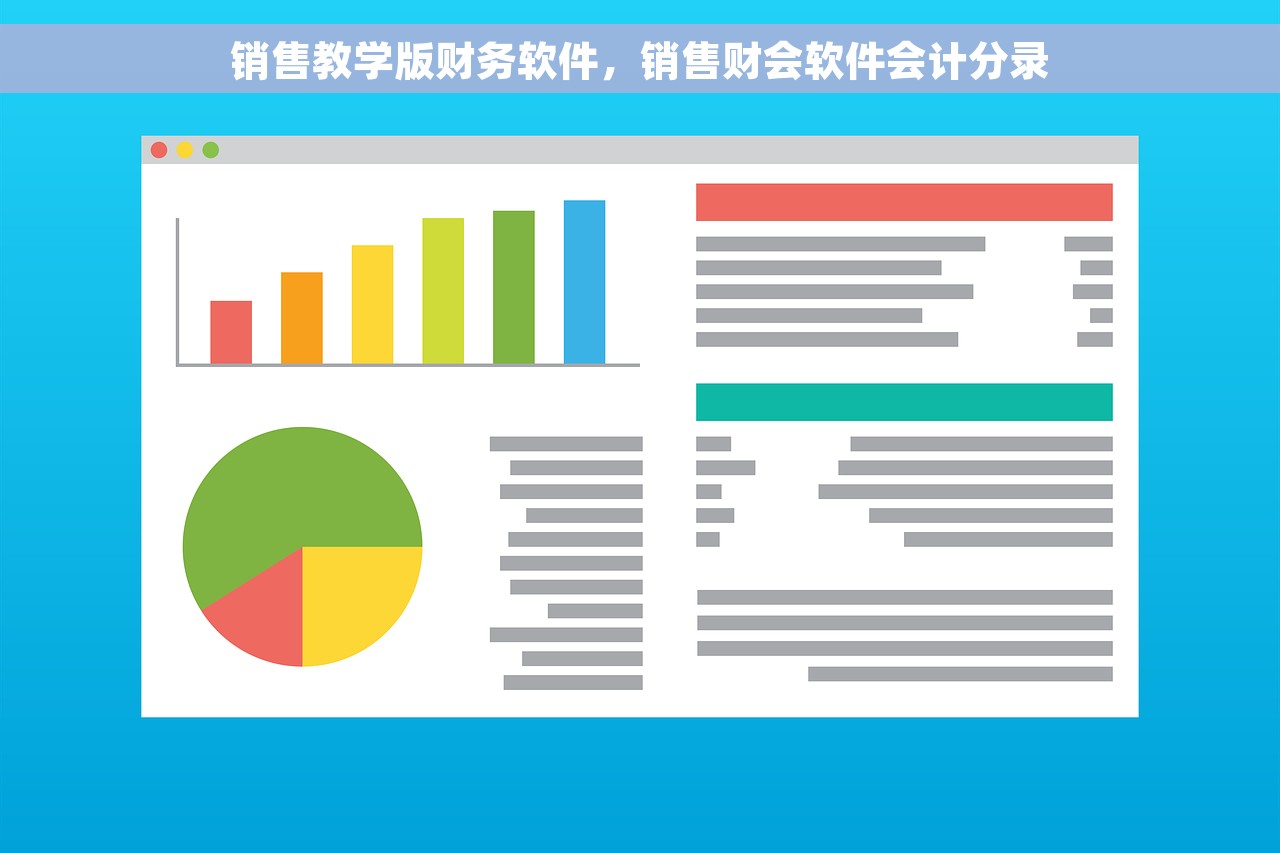 销售教学版财务软件，销售财会软件会计分录