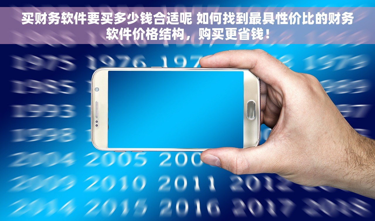 买财务软件要买多少钱合适呢 如何找到最具性价比的财务软件价格结构，购买更省钱！