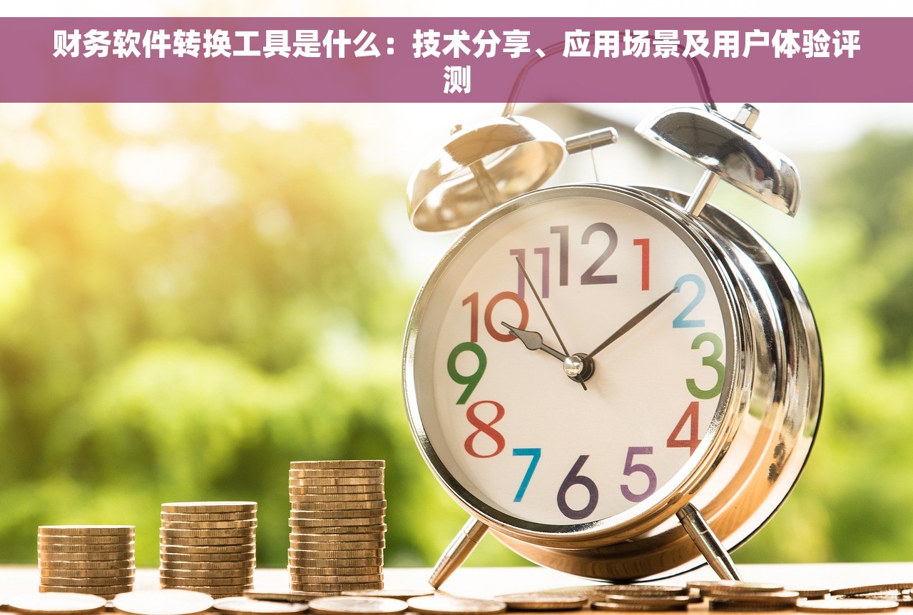 财务软件转换工具是什么：技术分享、应用场景及用户体验评测