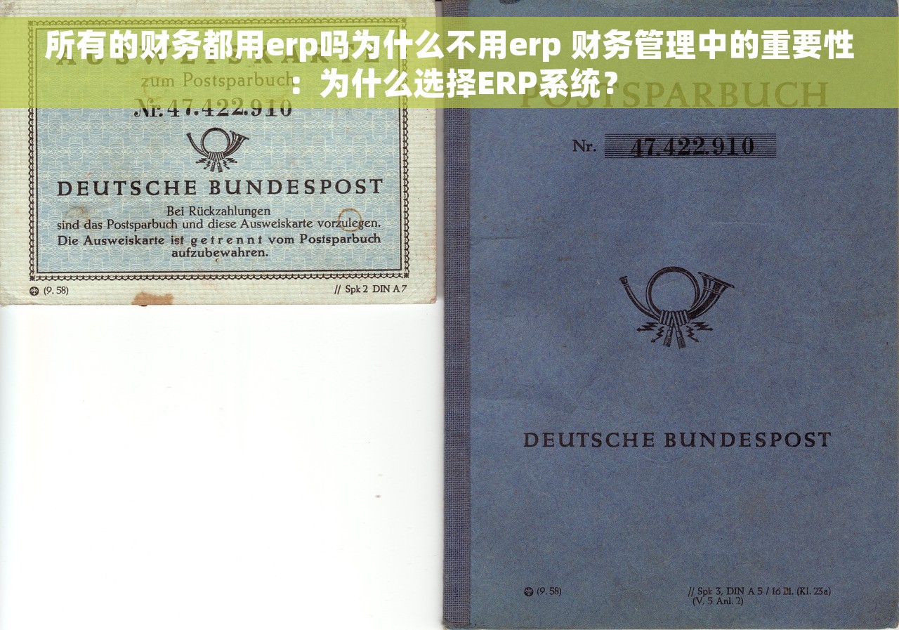 所有的财务都用erp吗为什么不用erp 财务管理中的重要性：为什么选择ERP系统？