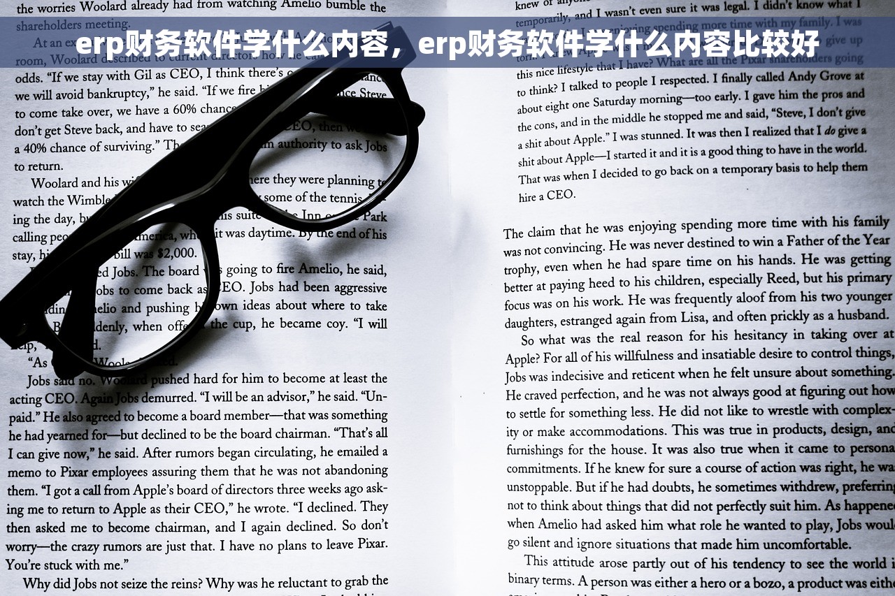 erp财务软件学什么内容，erp财务软件学什么内容比较好