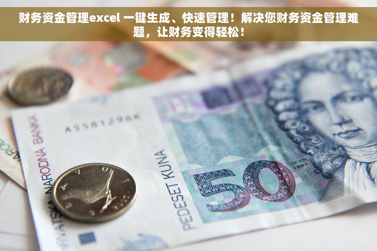 财务资金管理excel 一键生成、快速管理！解决您财务资金管理难题，让财务变得轻松！