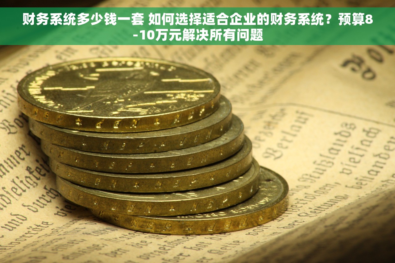 财务系统多少钱一套 如何选择适合企业的财务系统？预算8-10万元解决所有问题