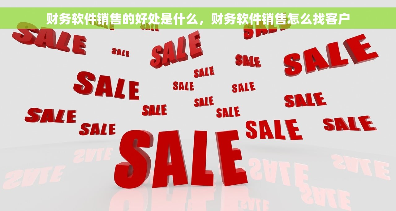 财务软件销售的好处是什么，财务软件销售怎么找客户