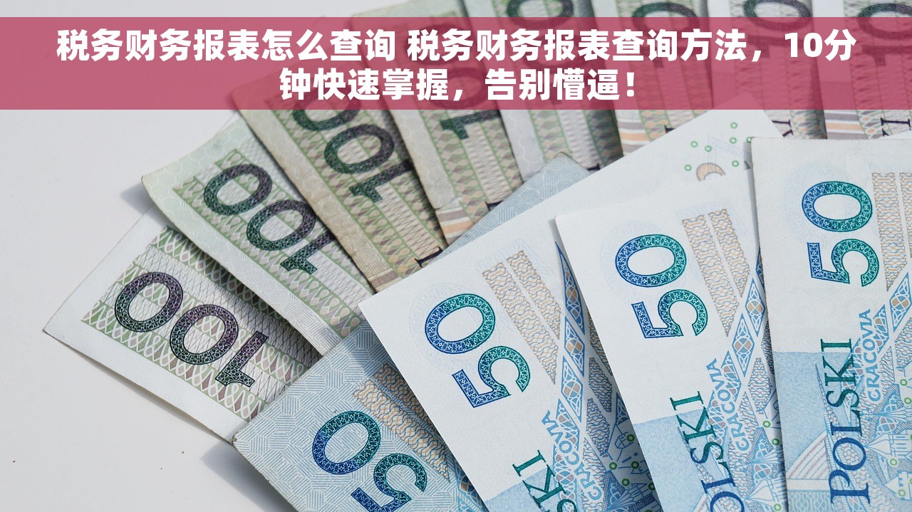 税务财务报表怎么查询 税务财务报表查询方法，10分钟快速掌握，告别懵逼！