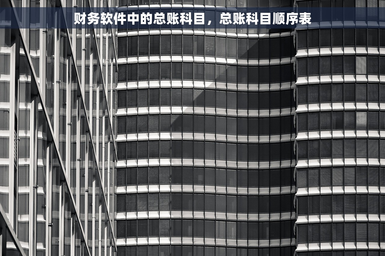 财务软件中的总账科目，总账科目顺序表