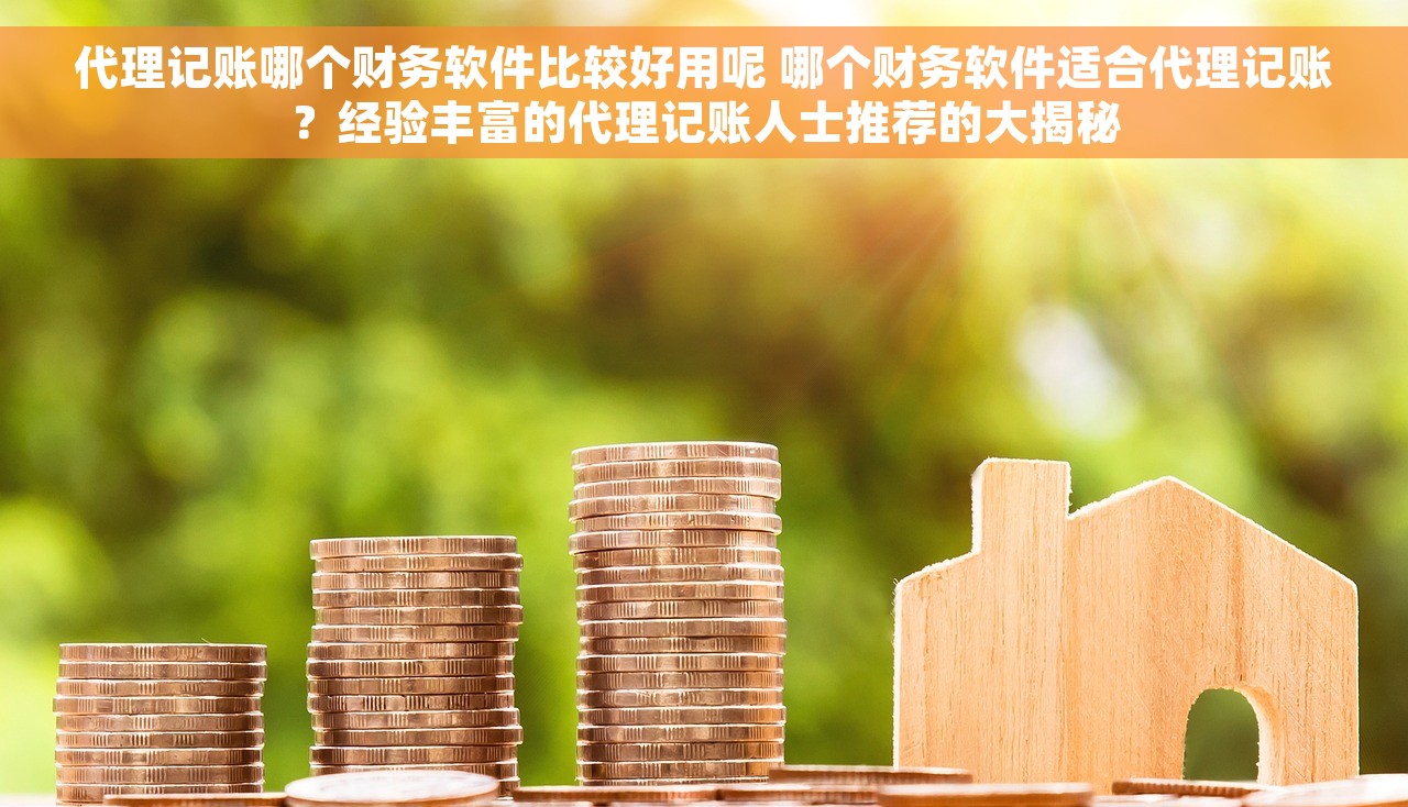 代理记账哪个财务软件比较好用呢 哪个财务软件适合代理记账？经验丰富的代理记账人士推荐的大揭秘