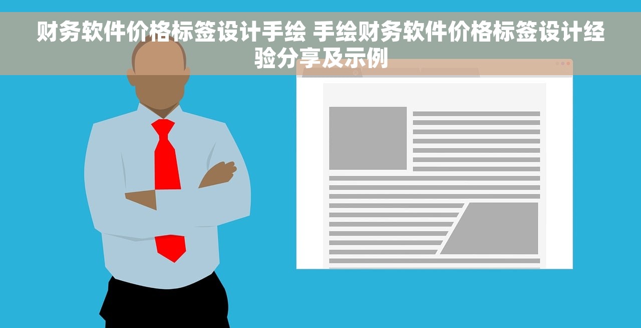 财务软件价格标签设计手绘 手绘财务软件价格标签设计经验分享及示例