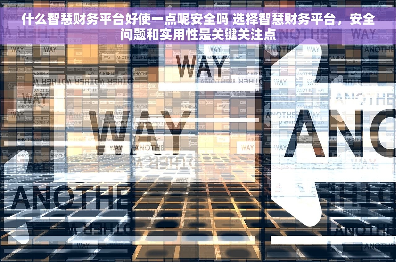 什么智慧财务平台好使一点呢安全吗 选择智慧财务平台，安全问题和实用性是关键关注点