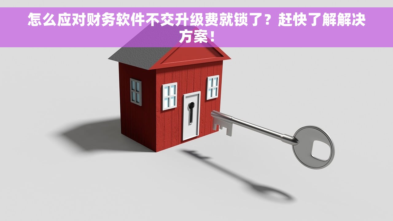 怎么应对财务软件不交升级费就锁了？赶快了解解决方案！