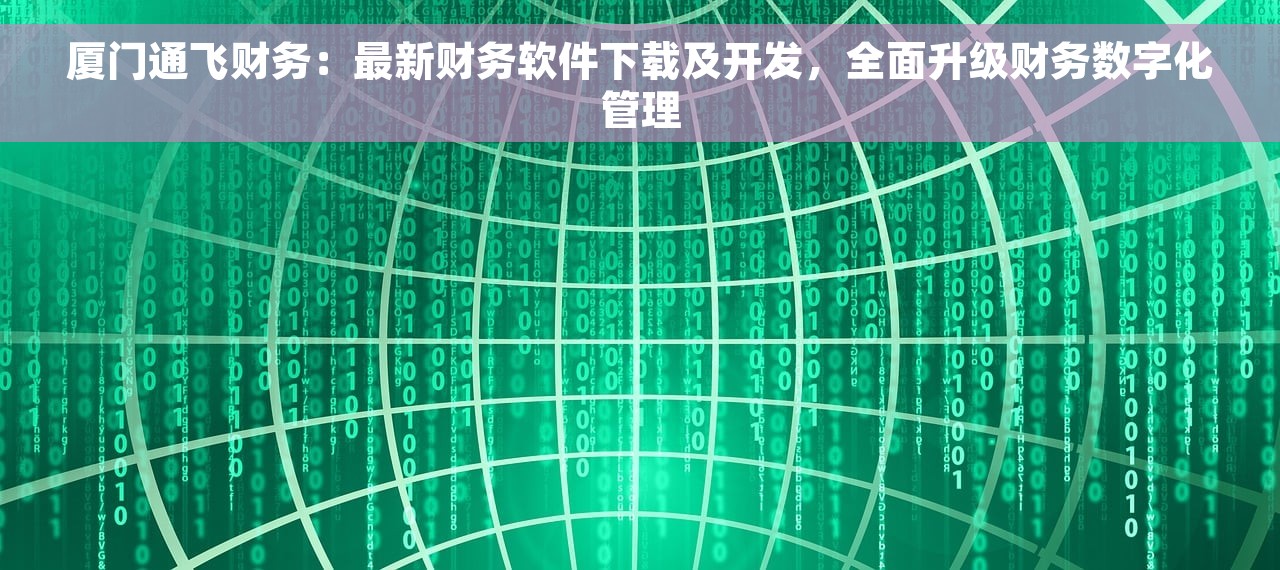 厦门通飞财务：最新财务软件下载及开发，全面升级财务数字化管理