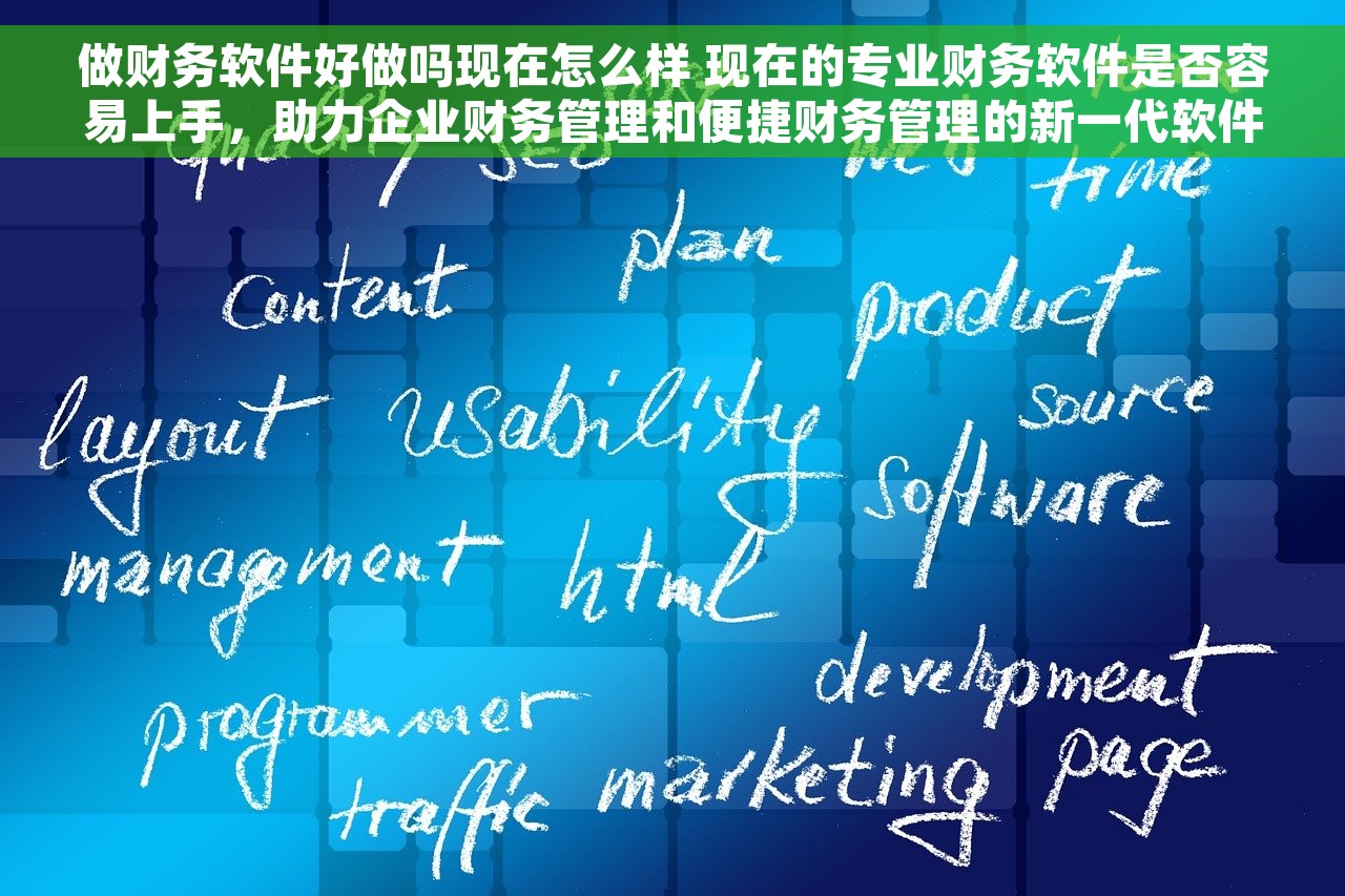 做财务软件好做吗现在怎么样 现在的专业财务软件是否容易上手，助力企业财务管理和便捷财务管理的新一代软件