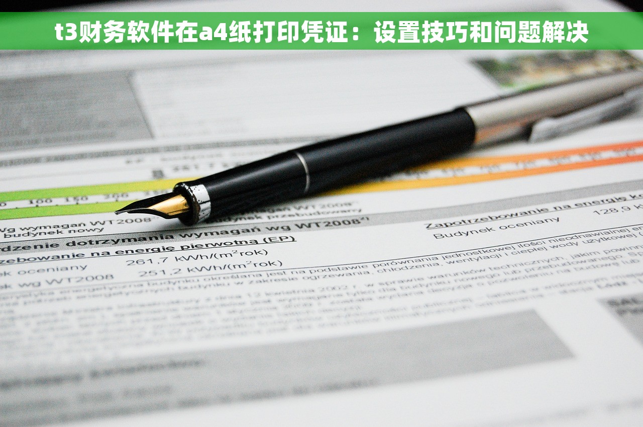 t3财务软件在a4纸打印凭证：设置技巧和问题解决