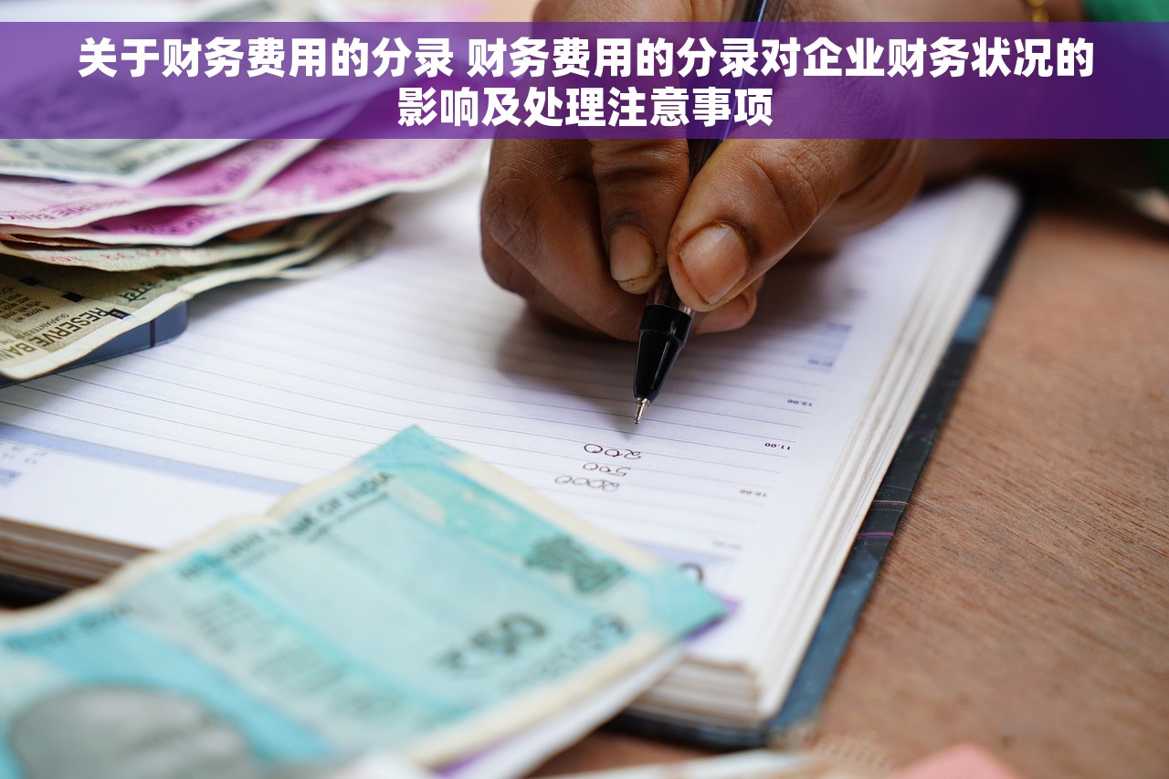 关于财务费用的分录 财务费用的分录对企业财务状况的影响及处理注意事项