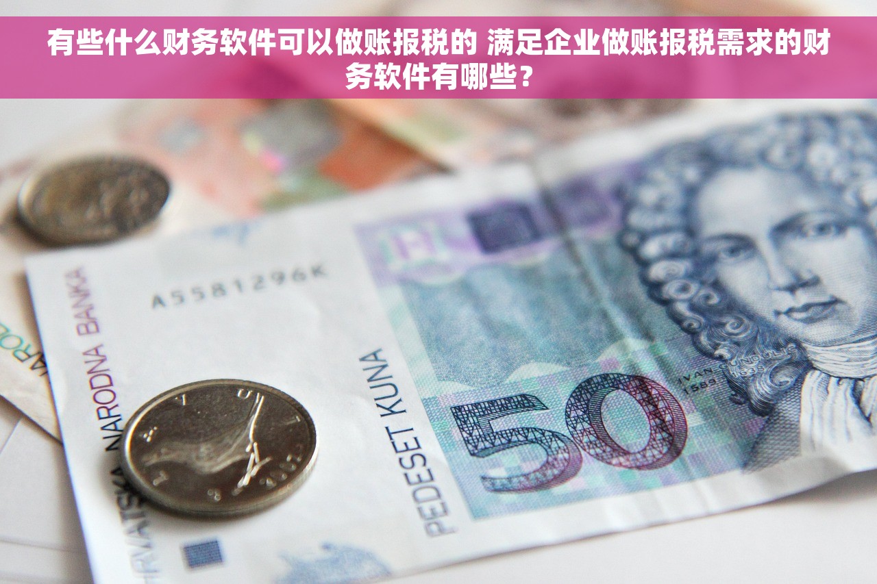有些什么财务软件可以做账报税的 满足企业做账报税需求的财务软件有哪些？