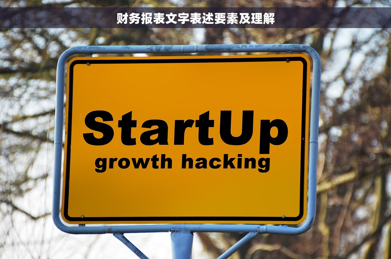 财务报表文字表述要素及理解