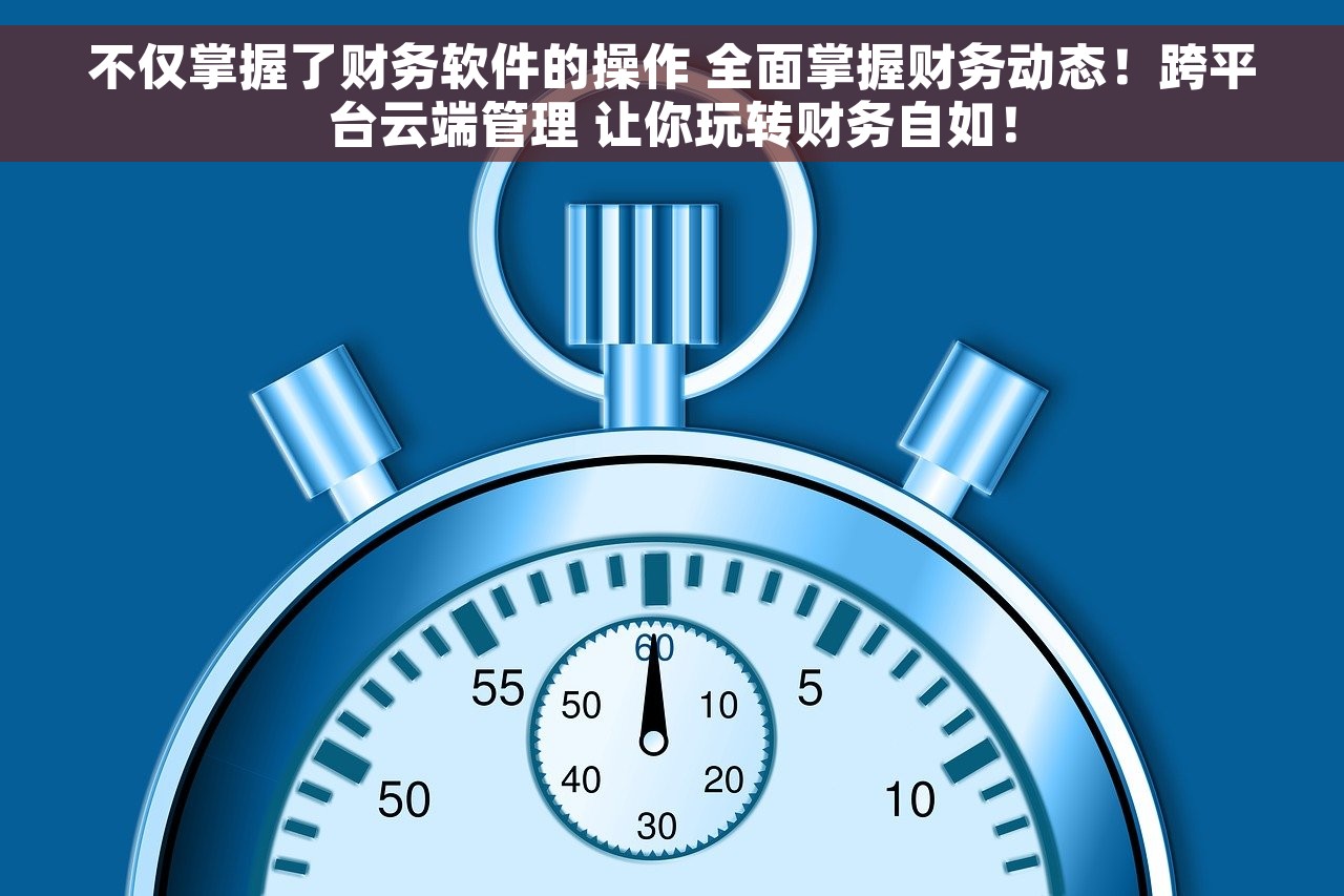 不仅掌握了财务软件的操作 全面掌握财务动态！跨平台云端管理 让你玩转财务自如！