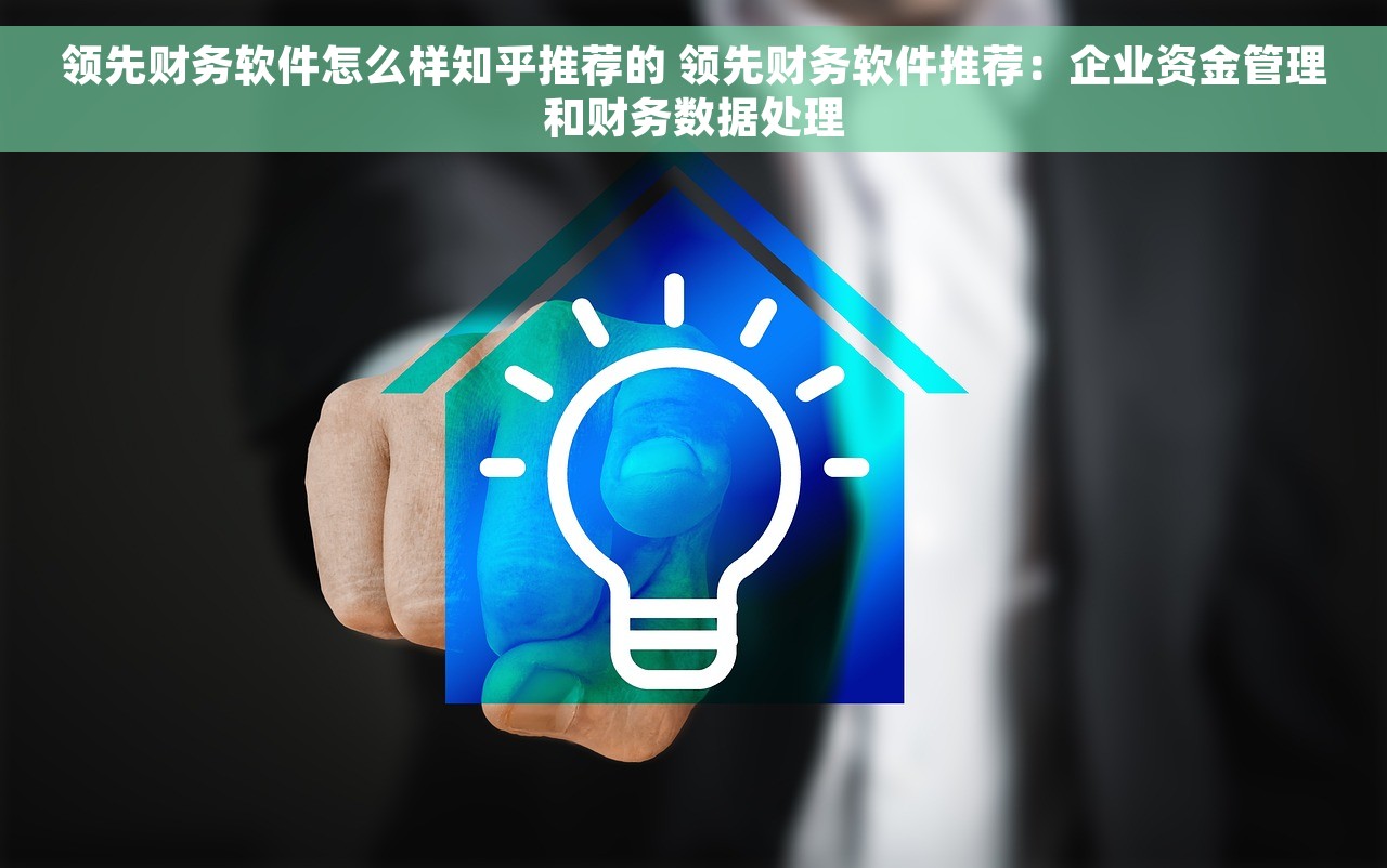 领先财务软件怎么样知乎推荐的 领先财务软件推荐：企业资金管理和财务数据处理