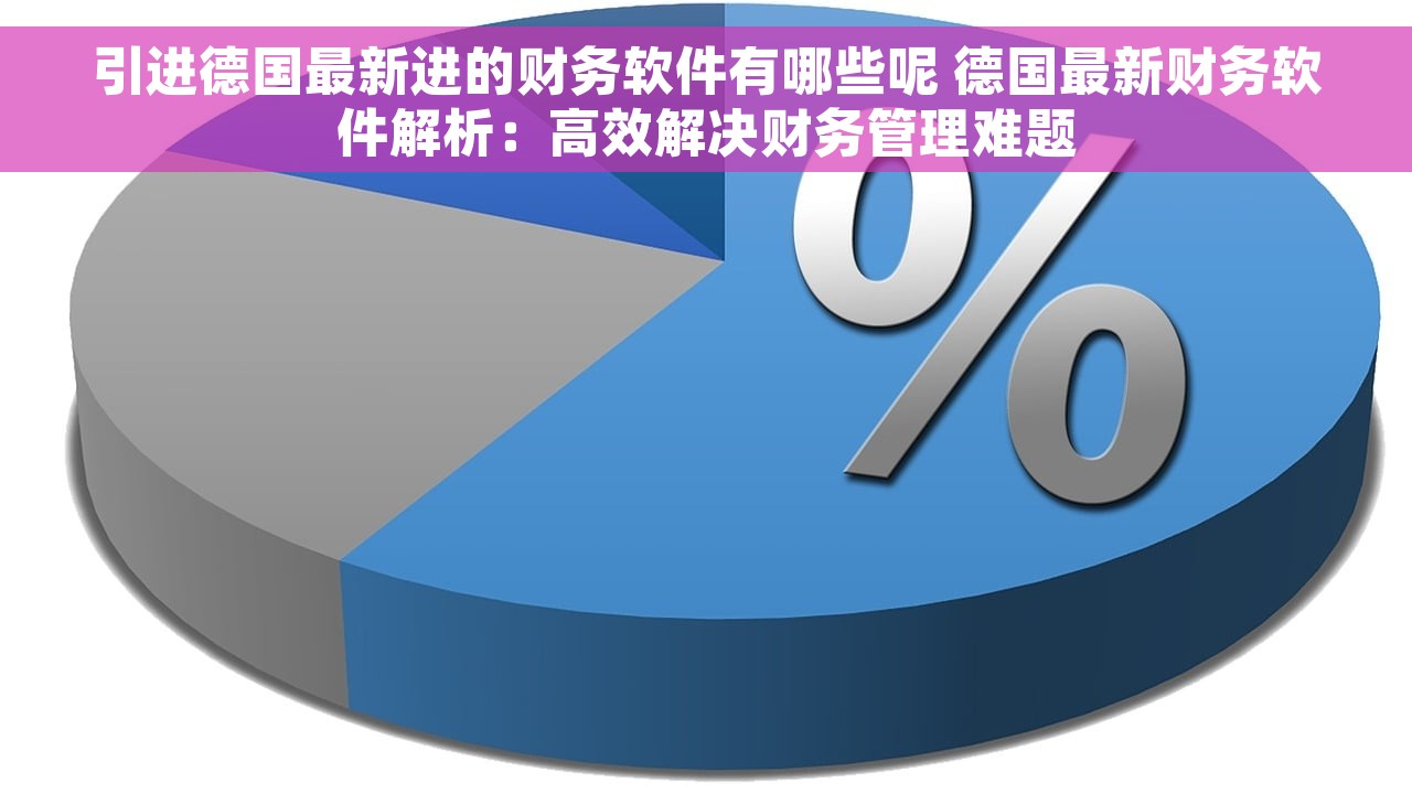 引进德国最新进的财务软件有哪些呢 德国最新财务软件解析：高效解决财务管理难题