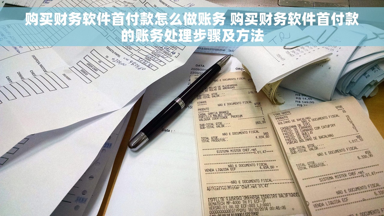 购买财务软件首付款怎么做账务 购买财务软件首付款的账务处理步骤及方法