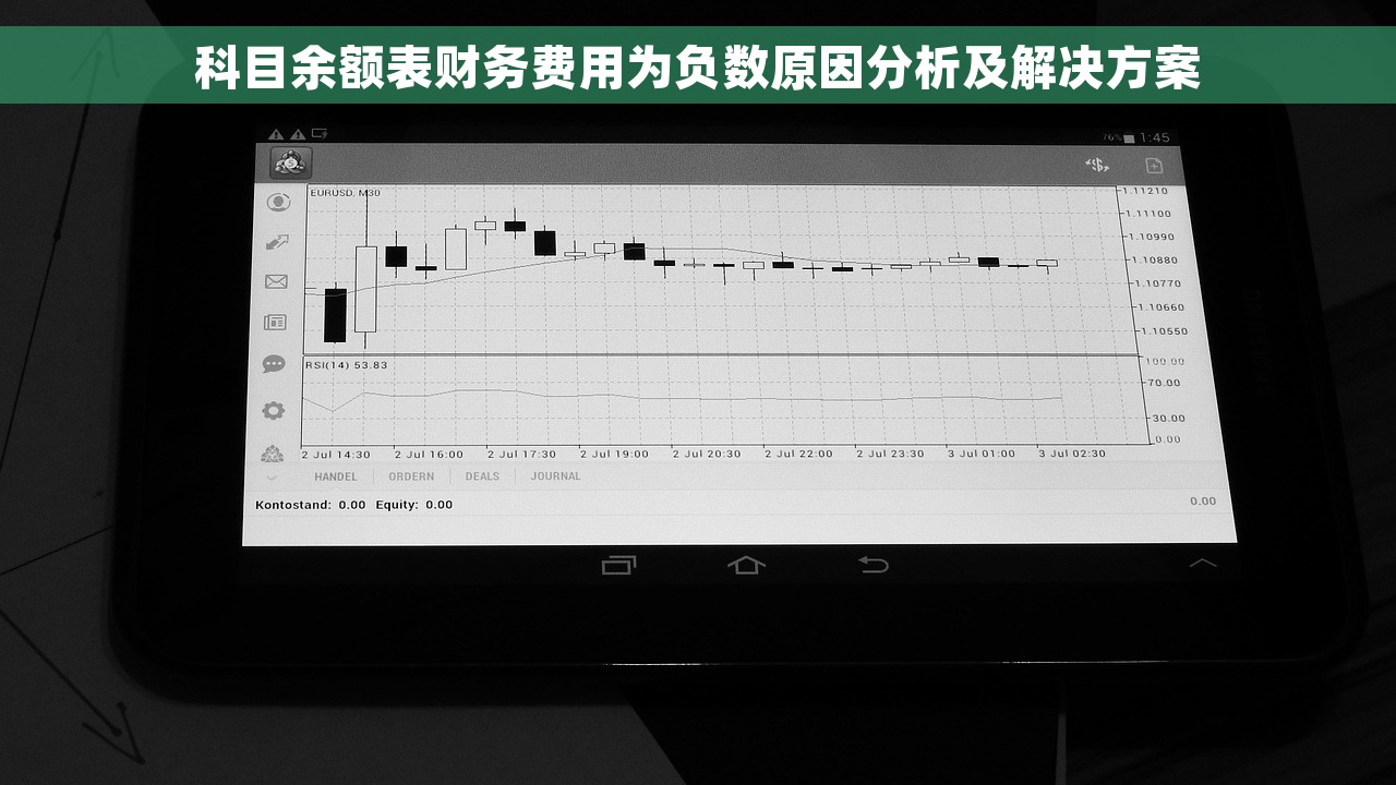 科目余额表财务费用为负数原因分析及解决方案