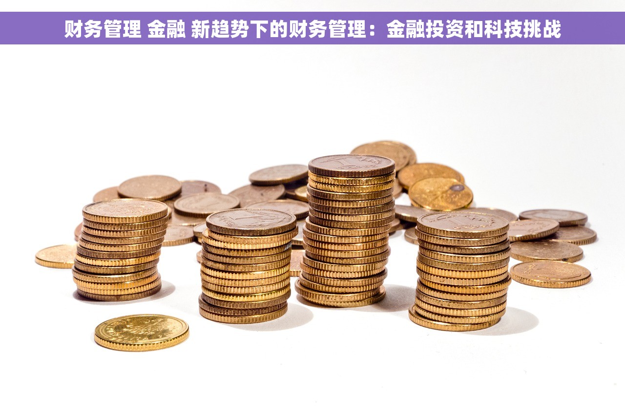 财务管理 金融 新趋势下的财务管理：金融投资和科技挑战