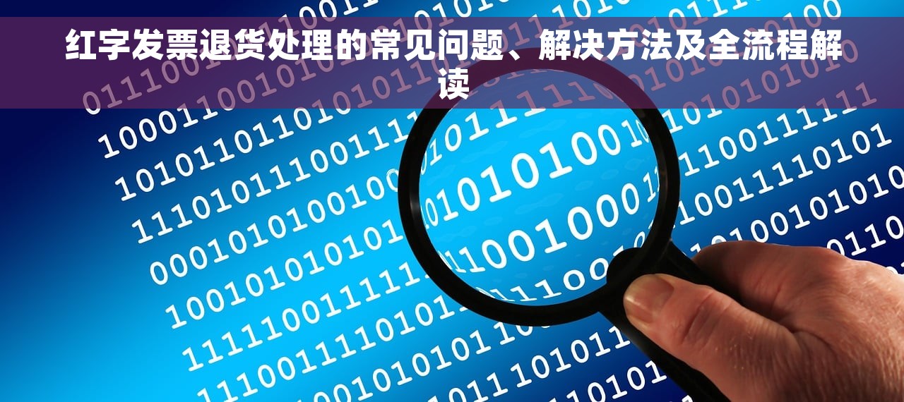 红字发票退货处理的常见问题、解决方法及全流程解读