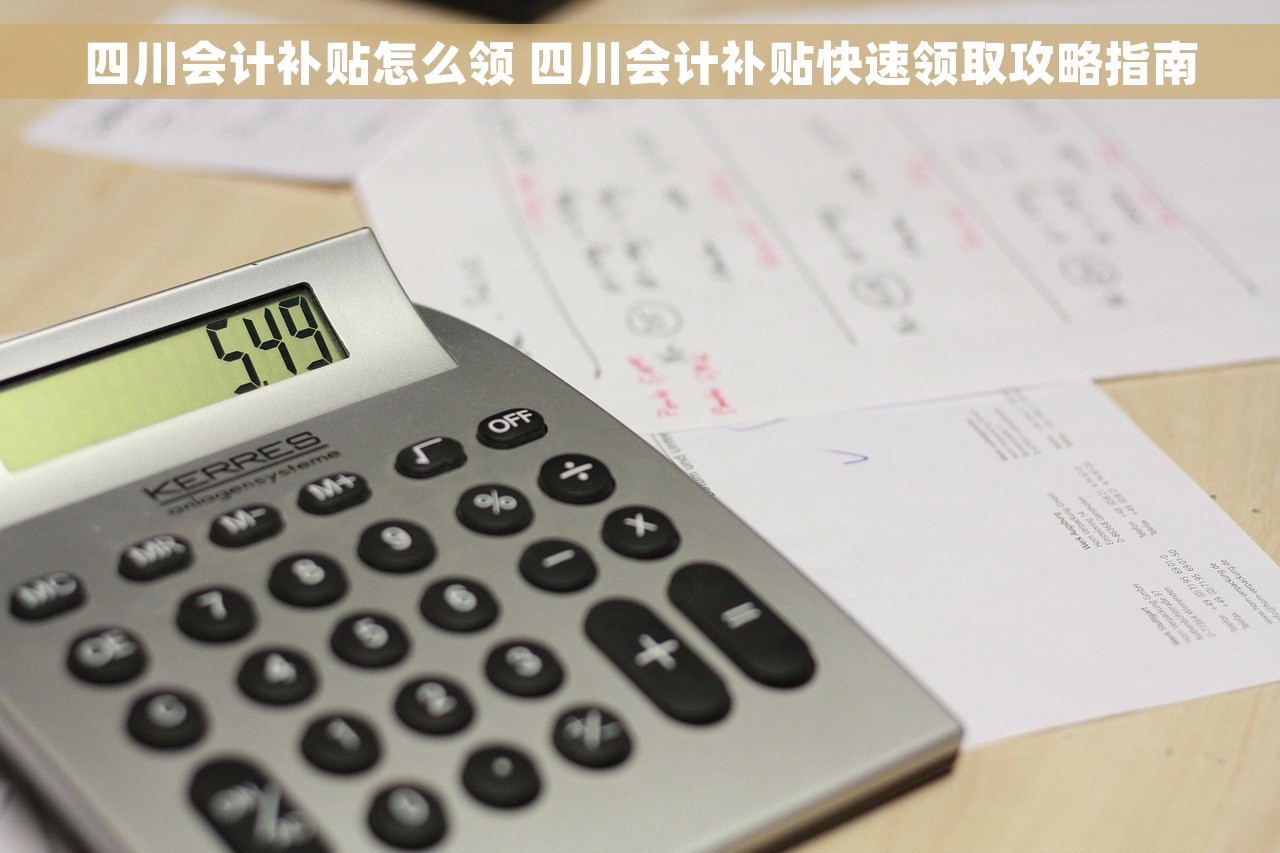 四川会计补贴怎么领 四川会计补贴快速领取攻略指南