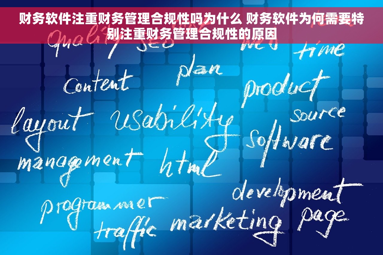财务软件注重财务管理合规性吗为什么 财务软件为何需要特别注重财务管理合规性的原因