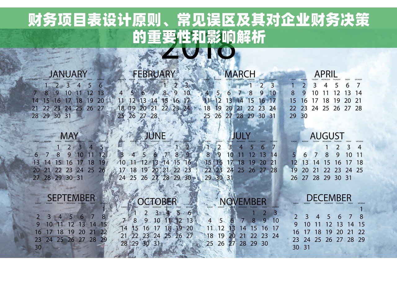 财务项目表设计原则、常见误区及其对企业财务决策的重要性和影响解析