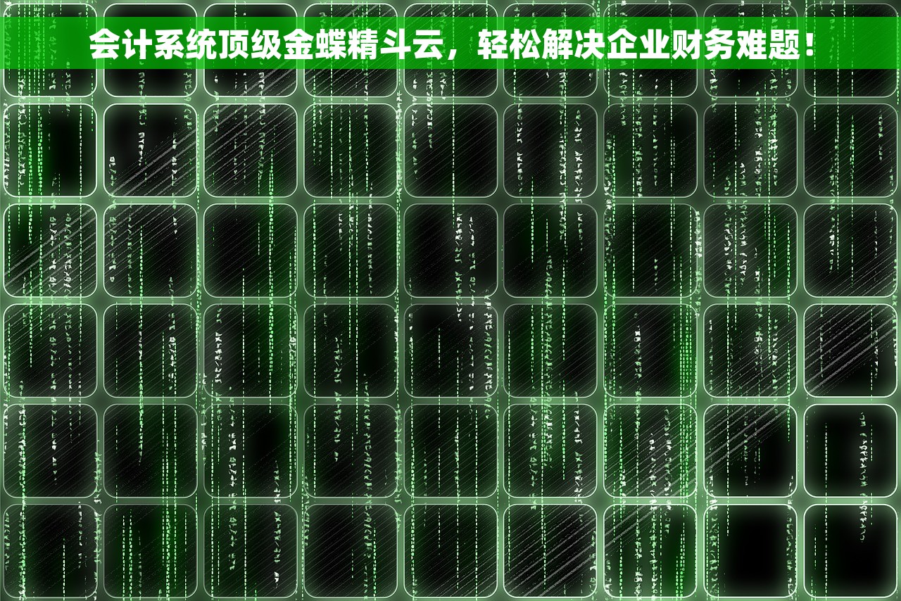 会计系统顶级金蝶精斗云，轻松解决企业财务难题！
