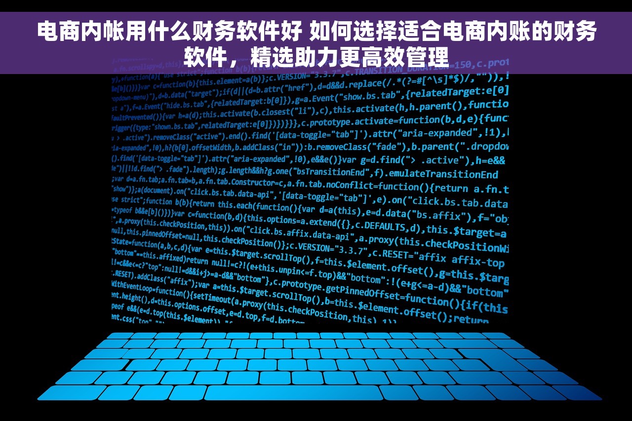 电商内帐用什么财务软件好 如何选择适合电商内账的财务软件，精选助力更高效管理