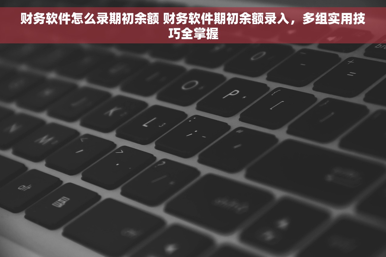 财务软件怎么录期初余额 财务软件期初余额录入，多组实用技巧全掌握