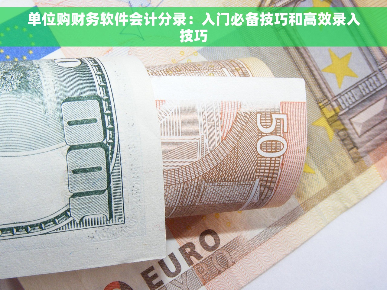单位购财务软件会计分录：入门必备技巧和高效录入技巧