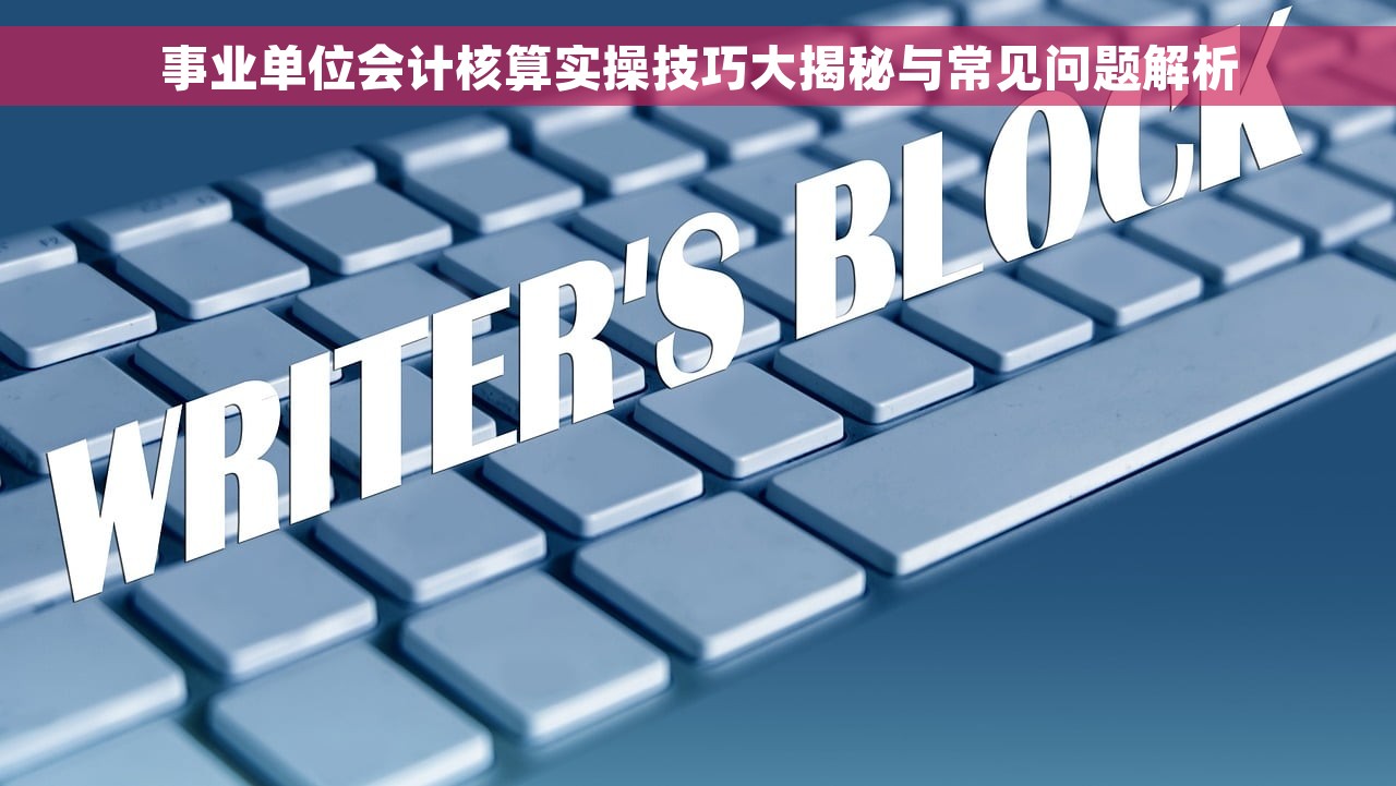 事业单位会计核算实操技巧大揭秘与常见问题解析